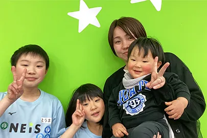 はなさん、とうまさんの保護者さまのインタビュー