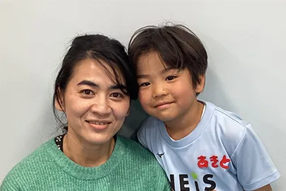 あきとさんの保護者さまのインタビュー